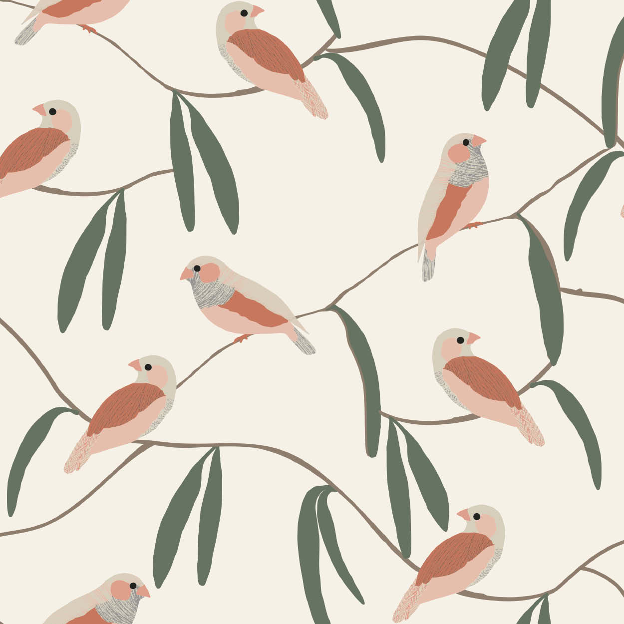 04 Rose Birds - Image 3