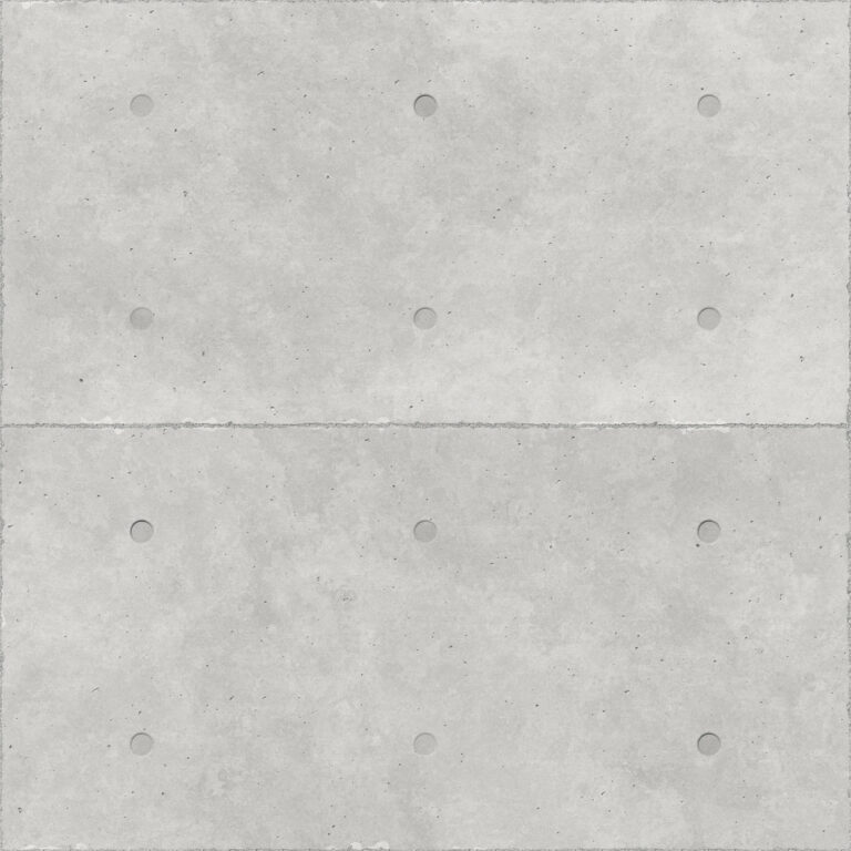 Grote gegoten betonblokken