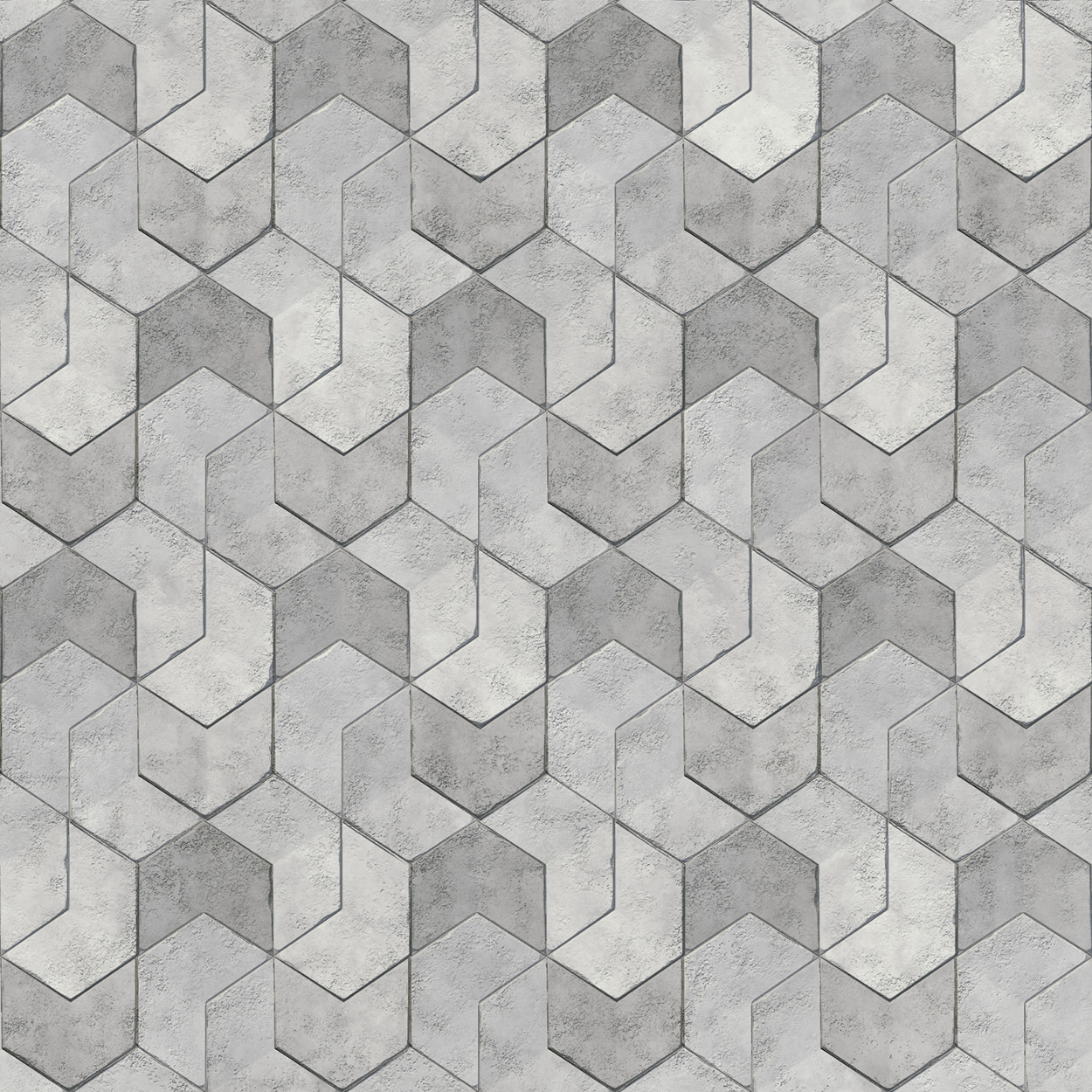 Concrete wall tile arrow pattern - Image 3