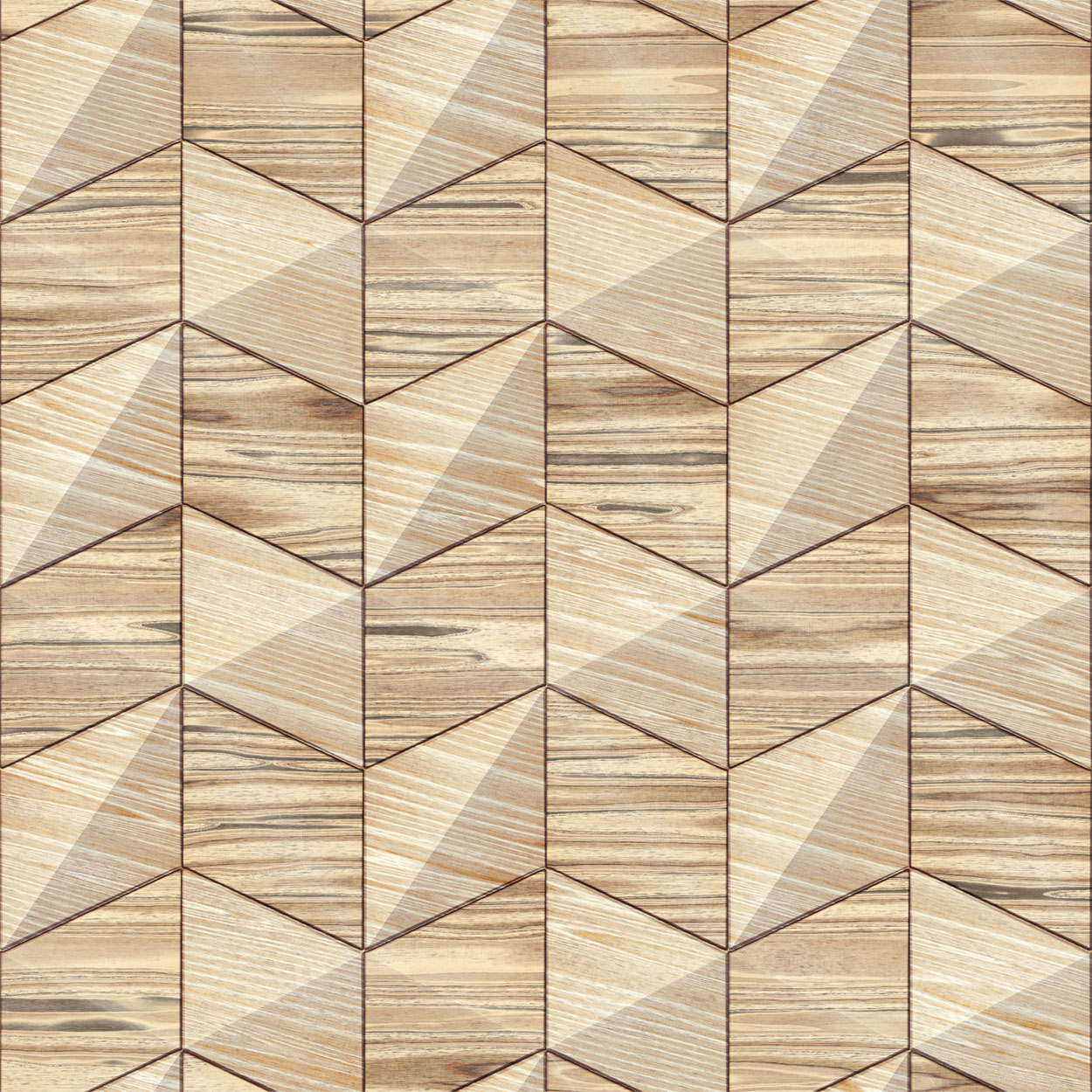 Olijf en eik ruitpatroon - Afbeelding 3