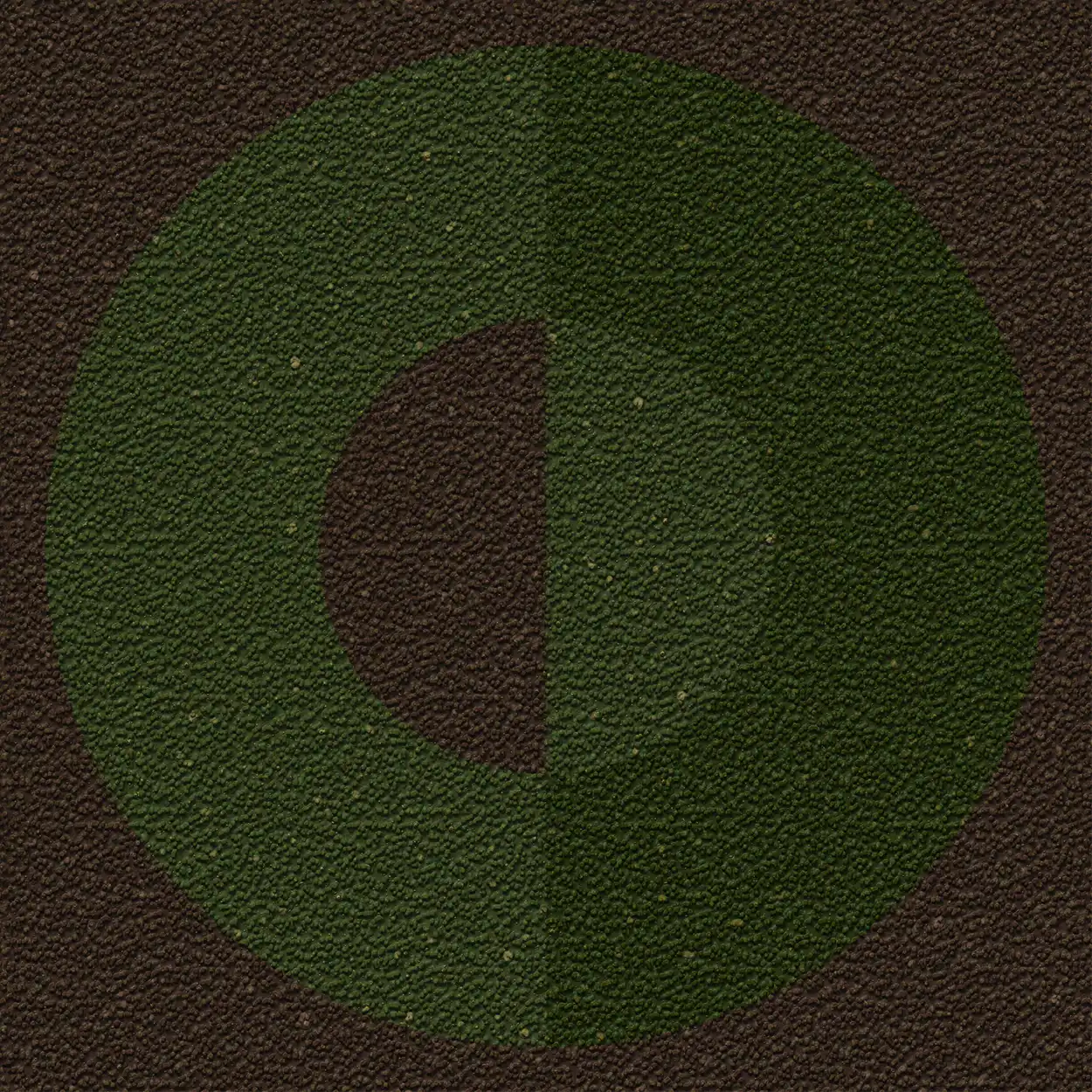 Organic material in retro circle pattern - Image 3