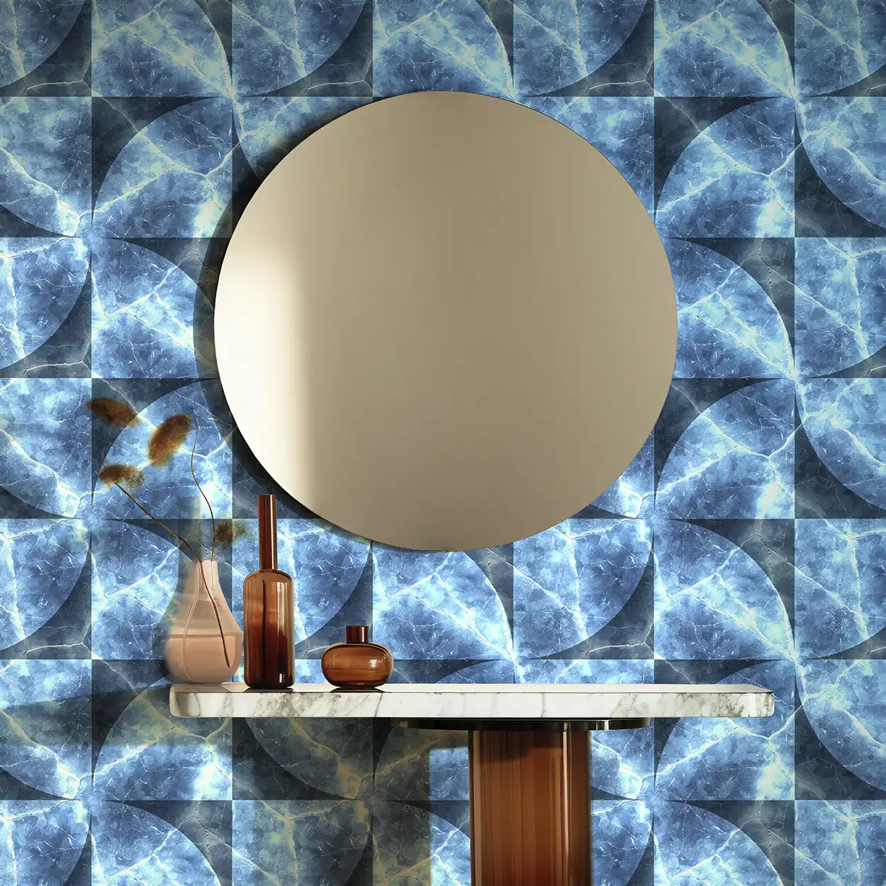 Organisches Material im Bauhausstil